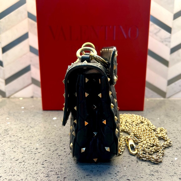 Valentino Napa Small Rockstud Spike Bag Small - Picture 4 of 16
